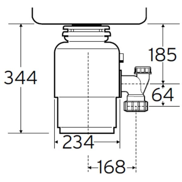 INSINKERATOR køkkenkværn E200