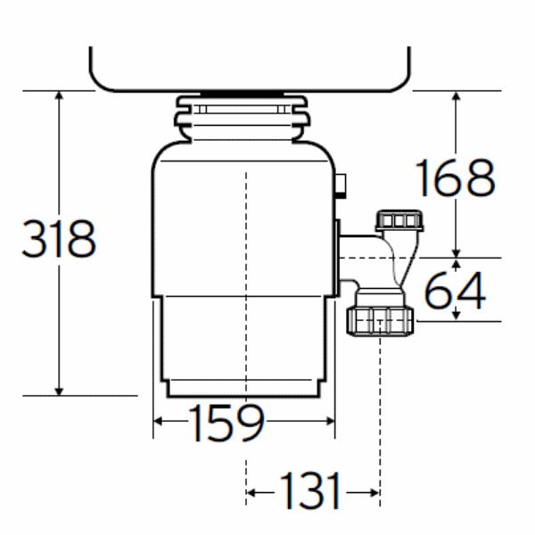 INSINKERATOR køkkenkværn 46