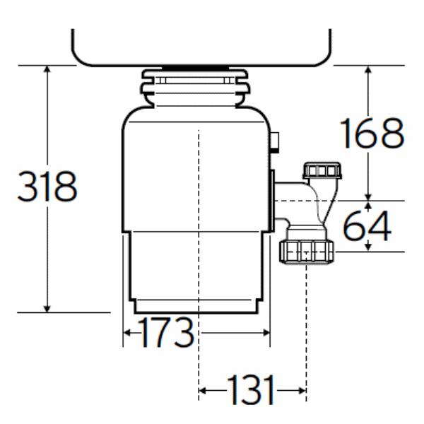 INSINKERATOR køkkenkværn 56